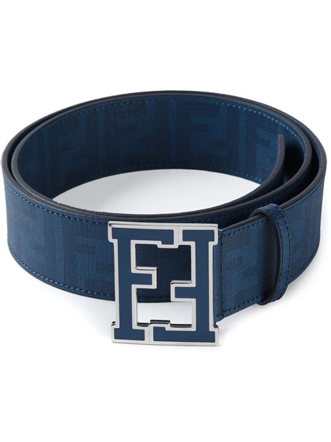 grey fendi belt blue buckle|fendi belt farfetch.